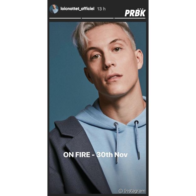 Loïc Nottet s'est teint les cheveux en blond pour son grand retour