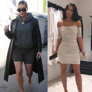 La transformation physique de Kim Kardashian en 2018.