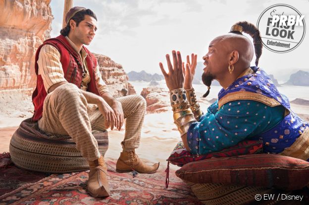 Aladdin : premières images surprenantes et intrigantes de Will Smith en Génie