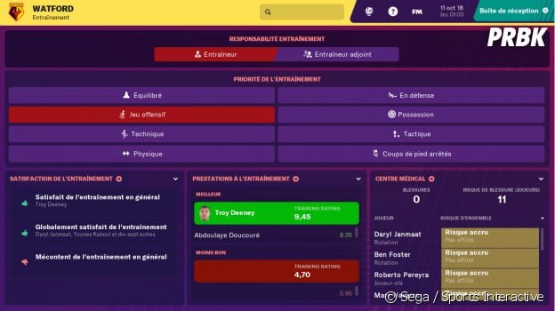 Test Football Manager Touch 2019 sur Nintendo Switch