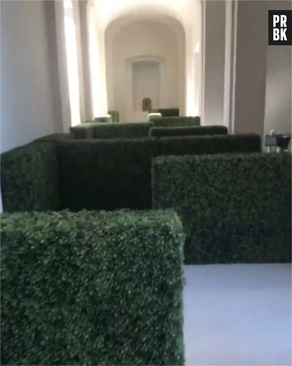 Kim Kardashian avait installé un labyrinthe géant pour l'anniversaire de sa fille