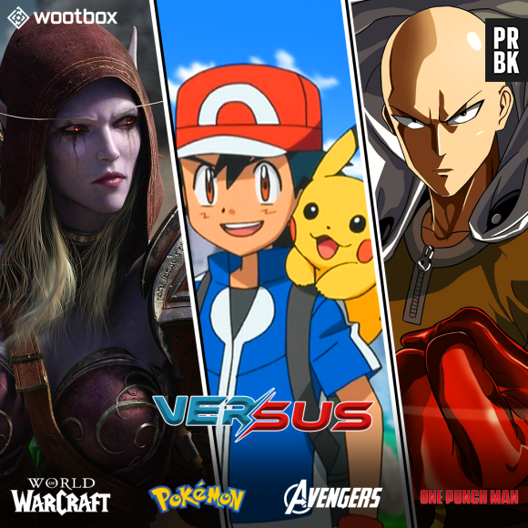 One Punch Man, Pokémon, Warcraft... craquez pour la Wootbox "Versus"