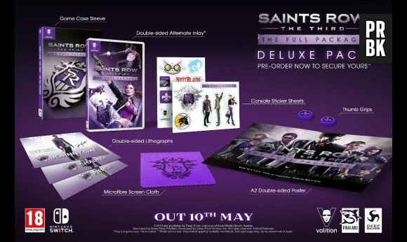 Saints Row: The Third, the full package deluxe pack