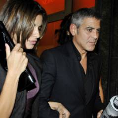 Photos ... George Clooney et Elisabetta Canalis ont croisé des paparazzi