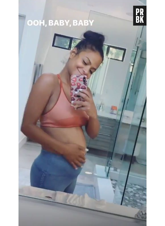 Christina Milian enceinte de M. Pokora : elle dévoile son baby bump