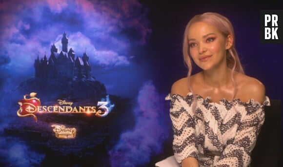 Dove Cameron à Londres pour parler de Descendants 3.