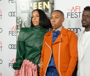 Melina Matsoukas, Lena Waithe et Daniel Kaluuya à l'avant-première du film Queen &amp; Slim le 14 novembre 2019 à Los Angeles