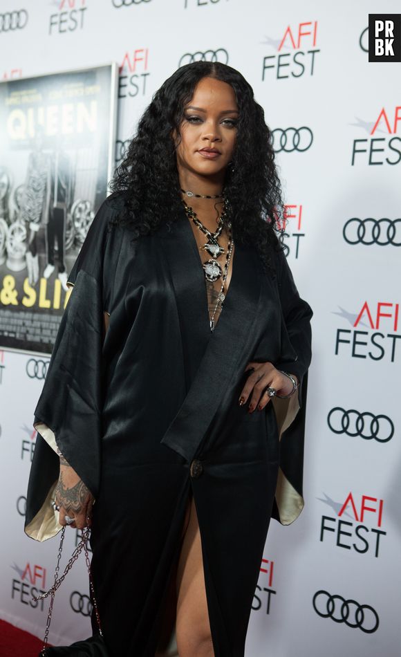 Rihanna à l'avant-première du film Queen & Slim le 14 novembre 2019 à Los Angeles