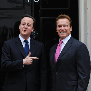 Arnold Schwarzenegger et David Cameron