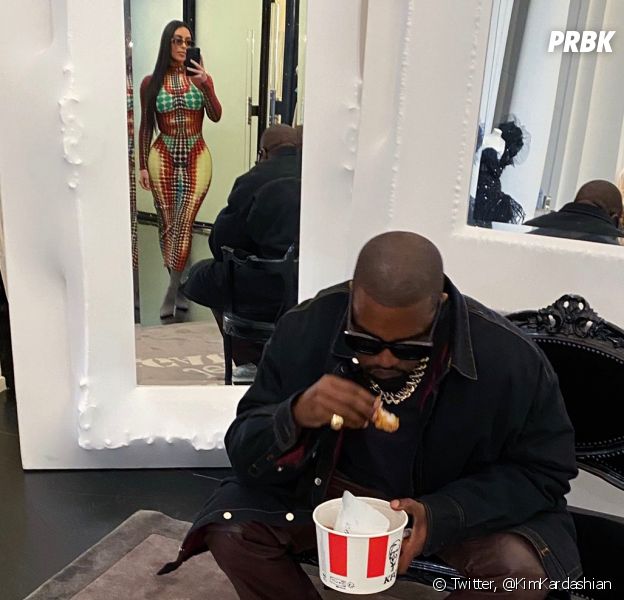 Kim Kardashian et Kanye West à Paris : ils testent le KFC, les twittos hallucinent