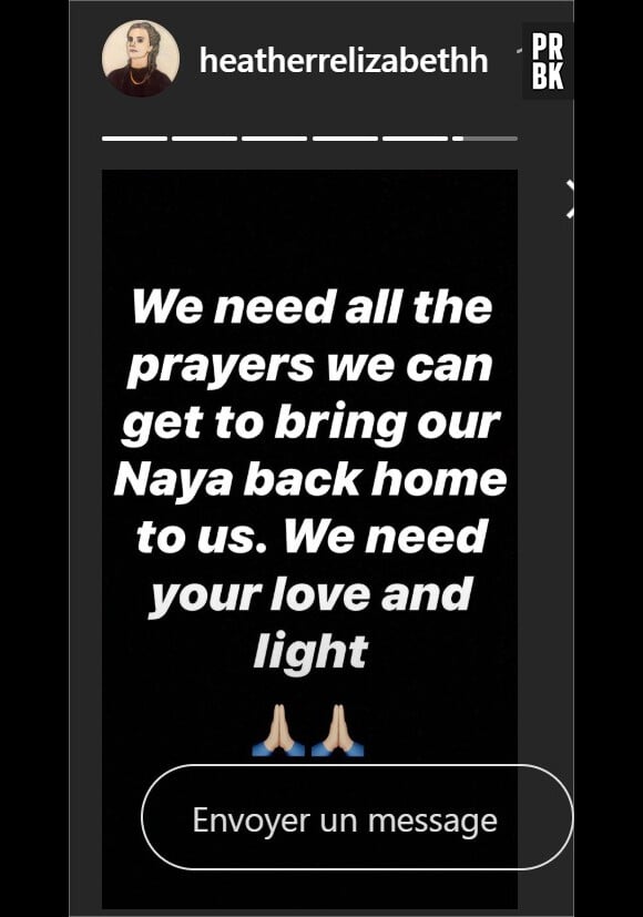 Naya Rivera a disparu  : le mesage d'Heather Morris sur Instagram