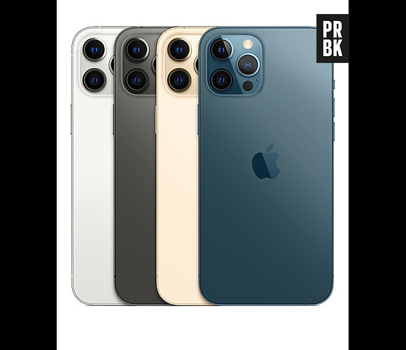 L'iPhone 12 Pro et 12 Pro Max : toutes les couleurs (graphite, argent, or et bleu pacifique)