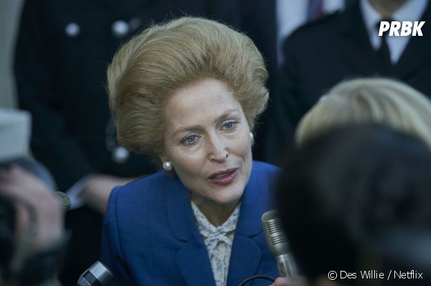 The Crown saison 4 : Gillian Anderson dans le rôle de Margaret Thatcher