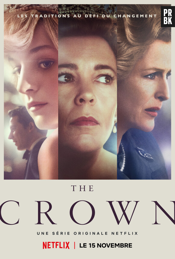 The Crown saison 4 : l'affiche avec Diana, Elisabeth et Margaret Thatcher