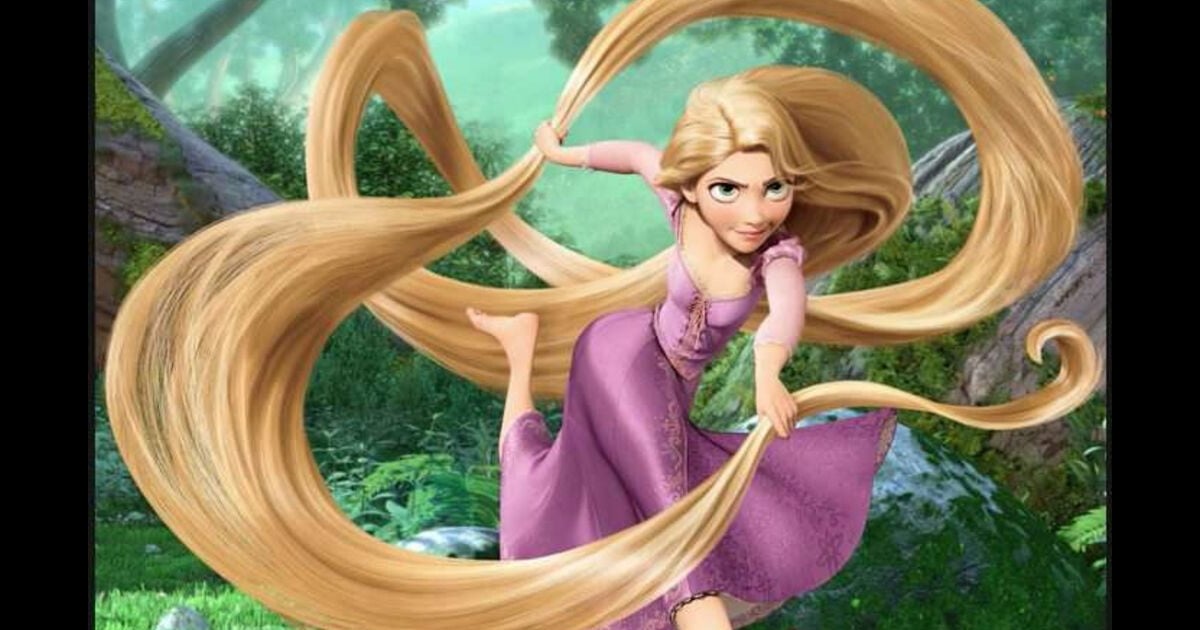 Raiponce on connaît enfin le vrai poids des cheveux de l