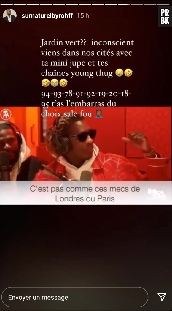 Young Thug clashe les rappeurs de Paris qui vivent "dans des manoirs" et "n'ont rien vécu de chaud" : Rohff lui répond