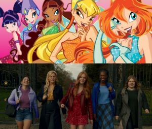 Les personnages de la série animée Winx Club VS les actrices qui jouent les personnages dans Destin : La Saga Winx, la série en live-action de Netflix
