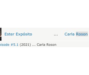 Elite saison 5 : Ester Exposito (Carla) au casting ?