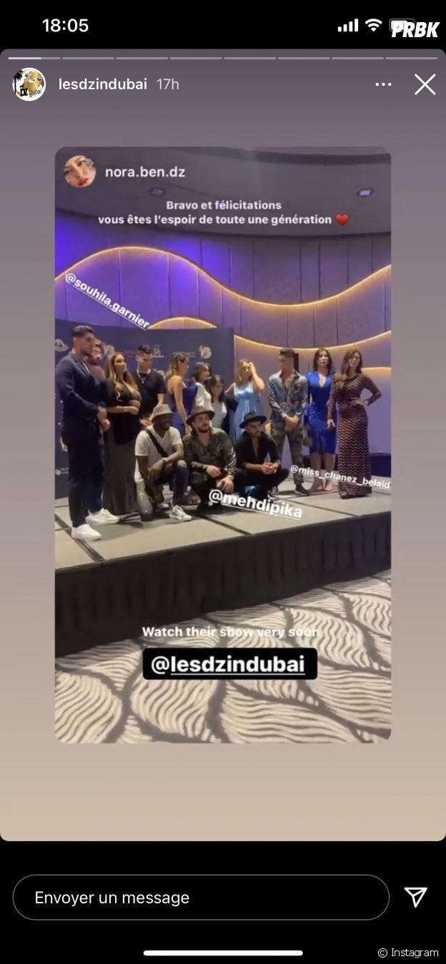 Sarah Fraisou en guest dans Les DZ in Dubaï