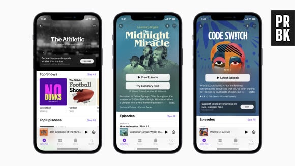 Les Abonnements Apple Podcasts dévoilés lors de la Keynote du 20 avril 2021
