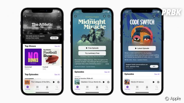 Les Abonnements Apple Podcasts dévoilés lors de la Keynote du 20 avril 2021