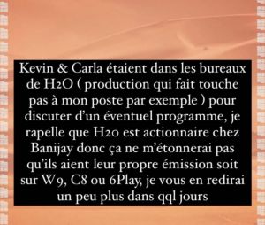 Carla Moreau et Kevin Guedj lors d'une interview pour PRBK. Le couple des Marseillais à Dubaï annonce un nouveau projet télé, alors vont-ils quitter Les Marseillais ?