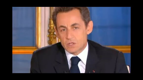 Nicolas Sarkozy ... ses voeux de fin d'année retransmis en direct sur Dailymotion