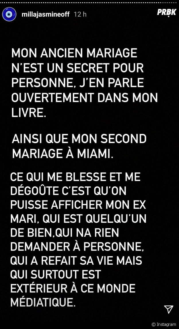 Milla Jasmine (Objectif Reste du Monde) : des photos de son mariage dévoilées, elle confirme avoir été mariée 2 fois