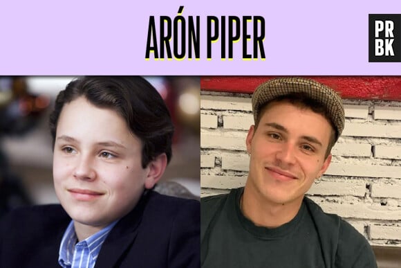 Aron Piper dans son premier rôle VS aujourd'hui