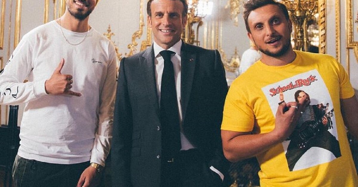 Emmanuel Macron relève le défi de McFly et Carlito : il les montre en ...