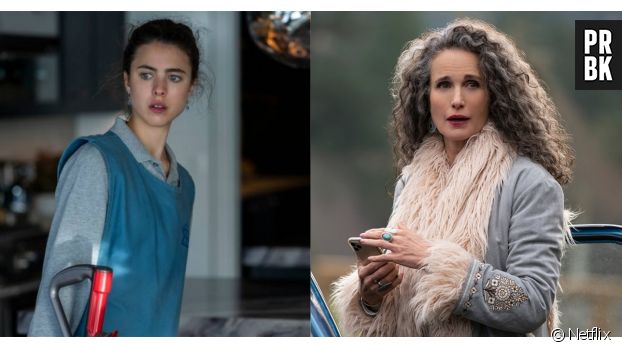  Maid, dont voici la bande-annonce, est dispo sur Netflix : les actrices Margaret Qualley (Alex) et Andie MacDowell (Paula) sont vraiment mère et fille dans la vie 