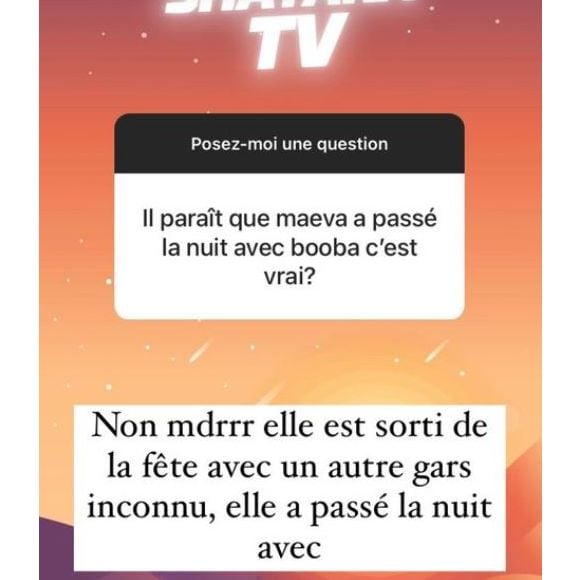 Maeva Ghennam et Booba ont-ils couché ensemble ? La candidate des Marseillais aurait en fait rejoint son ex Boli