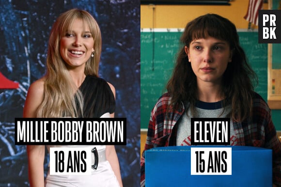 Stranger Things saison 4 : l'âge des acteurs vs celui des personnages - Millie Bobby Brown