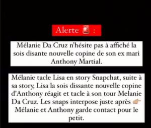 Mélanie Da Cruz séparée d'Anthony Martial et en clash avec la nouvelle copine du footballeur ?