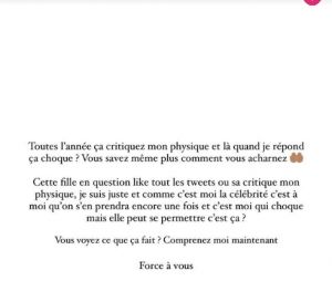 Wejdene insultée sur son physique, elle contre-attaque avec puissance :