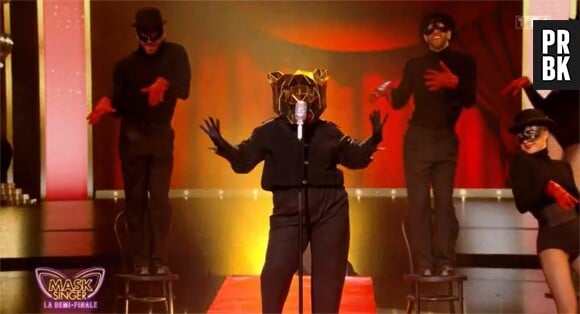 Mask Singer 4 : la Tigresse lors de la demi-finale de l'émission
