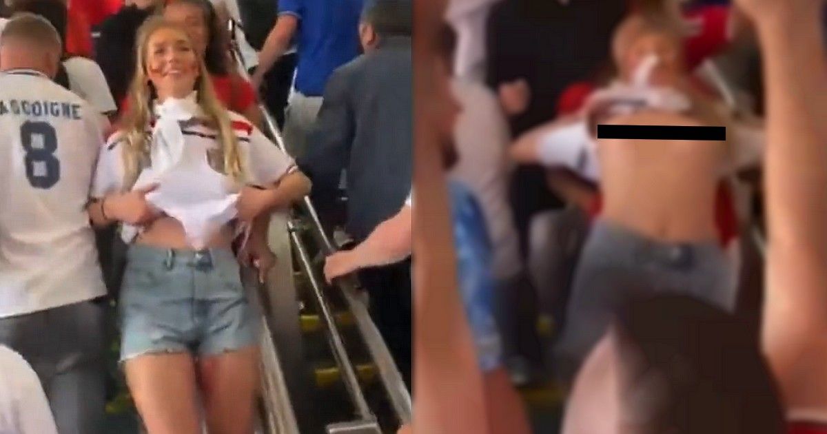 Une supportrice de l'Angleterre a-t-elle montré ses seins à la Coupe du Monde 2022 au Qatar ? La vidéo choc qui enflamme les réseaux, et pourtant...