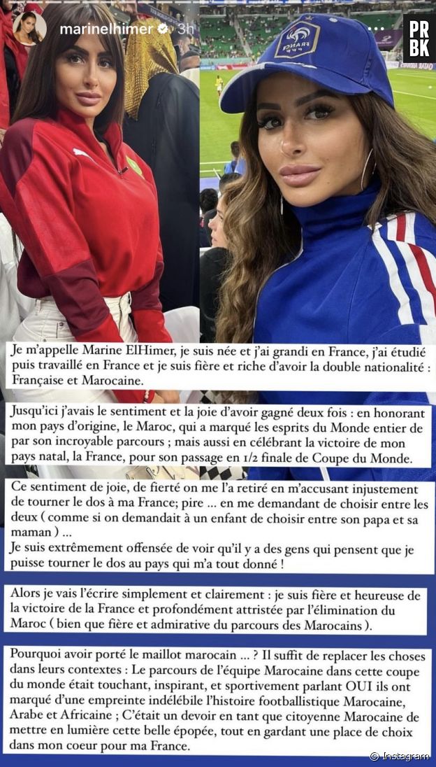 Marine El Himer répond aux insultes.