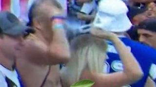 Cette supportrice de l'Argentine exhibe ses seins au Qatar durant la finale face à la France : l'image furtive et forcément choc