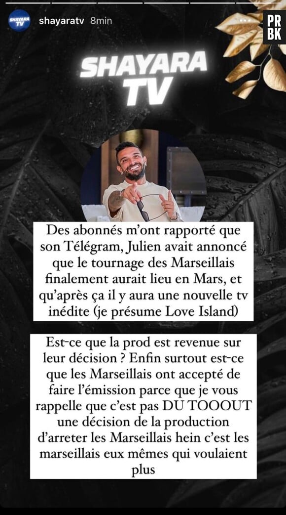 Julien Tanti aurait confirmé un nouveau tournage des Marseillais.