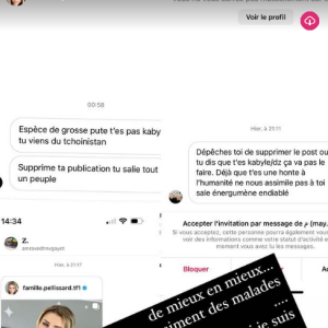 Amandine Pellissard menacée et insultée sur Instagram