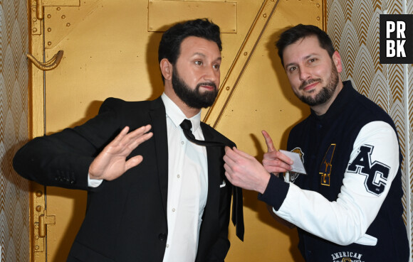 La statue de cire de Cyril Hanouna, Maxime Guény - Inauguration de la statue de cire de "Antoine Griezmann" au musée Grévin à Paris le 6 mars 2023. © Coadic Guirec/Bestimage  Inauguration of the wax statue of "Antoine Griezmann" at the Grévin museum in Paris on March 6, 2023. 