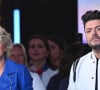 Sophie Davant et Kev Adams - Les personnalités se mobilisent lors de la 36ème édition du Téléthon sur le plateau de France 2, avec pour parrain K.Adams, le 3 décembre 2022. © Coadic GUIREC / Bestimage  