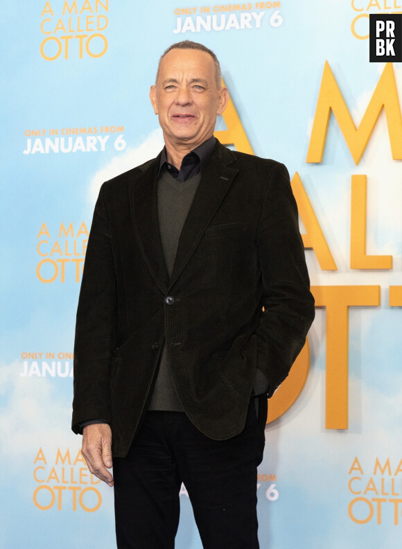 Tom Hanks à la première du film "A Man Called Otto" à Londres, le 16 décembre 2022.  Celebrities at the premiere of "A Man Called Otto" in London. 