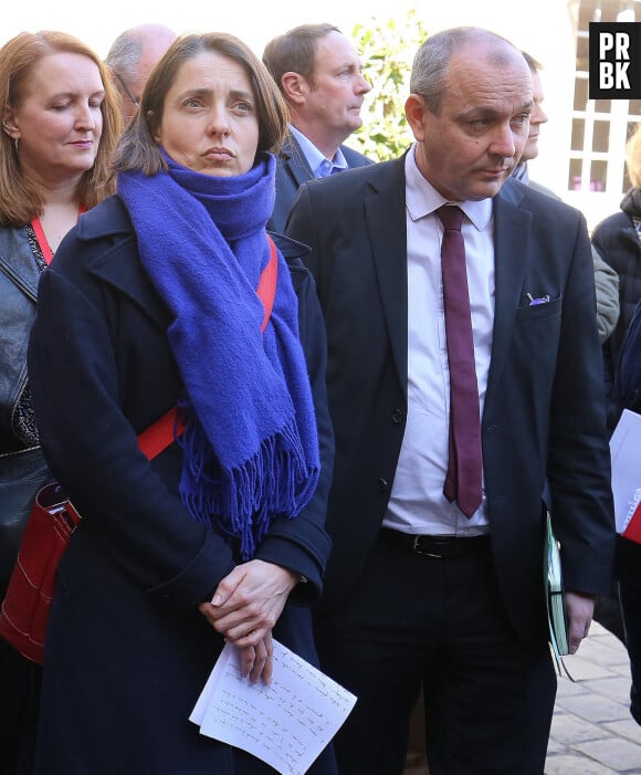 Sophie Binet et Laurent Berger - Entretien entre la Première ministre française E.Borne et des représentants de l'intersyndicale, après que le gouvernement français a fait passer au parlement une réforme des retraites sans vote, en recourant à l'article 49. 3 de la constitution, le 5 avril 2023. © Jonathan Rebboah / Panoramic / Bestimage