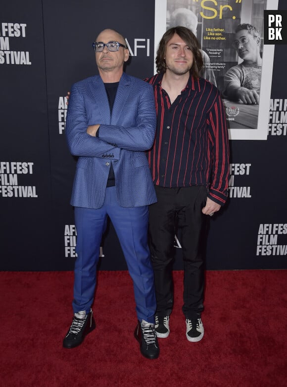 Robert Downey Jr. et Indio Falconer Downey - Projection du film "Sr" lors du festival AFI à Hollywood, le 4 novembre 2022.