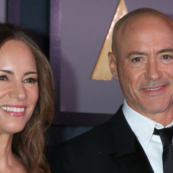 Susan Downey, Robert Downey Jr au photocall des "13th Governors Awards" à Century City, le 20 novembre 2022. © Kay Blake/Zuma Press/Bestimage