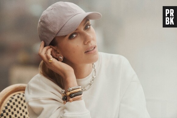 Scarlett Johansson dans la campagne de publicité de la nouvelle collection de bijoux de la marque américaine David Yurman