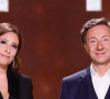 Exclusif - Léa Salamé, Stéphane Bern lors de l'émission "Unis face au séisme" à l'Olympia diffusée en direct sur France 2 le 14 mars 2023.