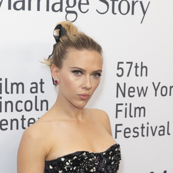 Scarlett Johansson à la première de "Marriage Story" lors du 57ème Festival du Film de New York (FFNY), le 4 octobre 2019. 